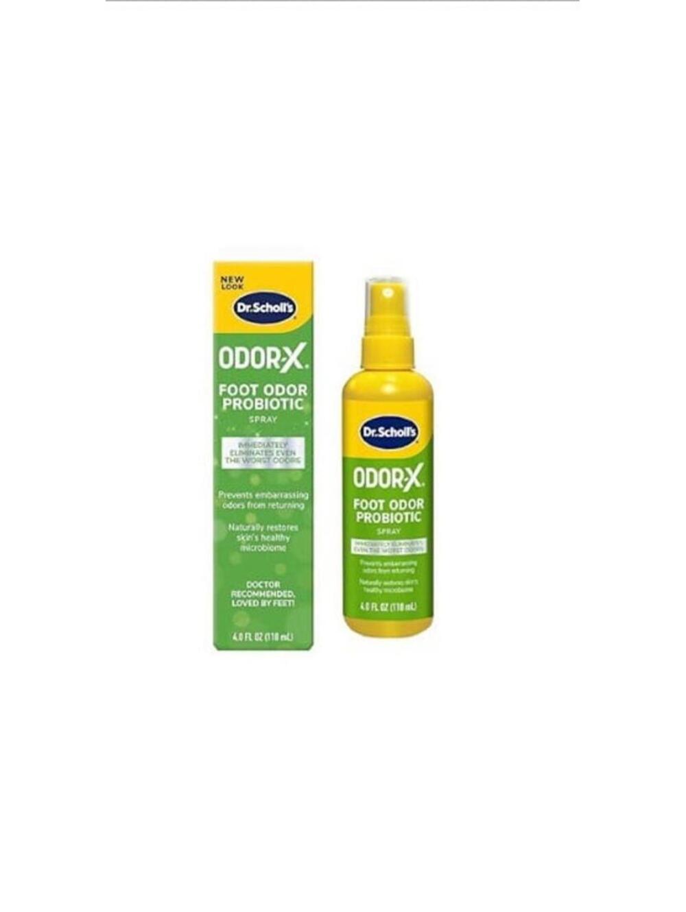 Dr. Scholl’s Odor-X Probiotic Extract Formula Foot Spray New